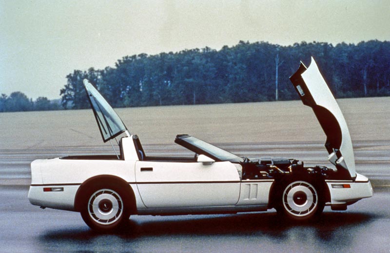 1984 Chevrolet Corvette Engine, Trunk Access