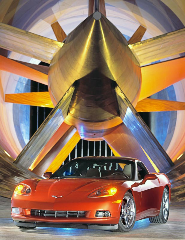 C6 Chevrolet Corvette WInd Tunnel Development