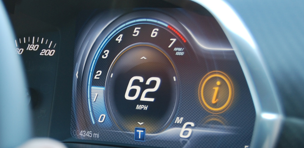 Chevrolet Corvette C7 Speedometer