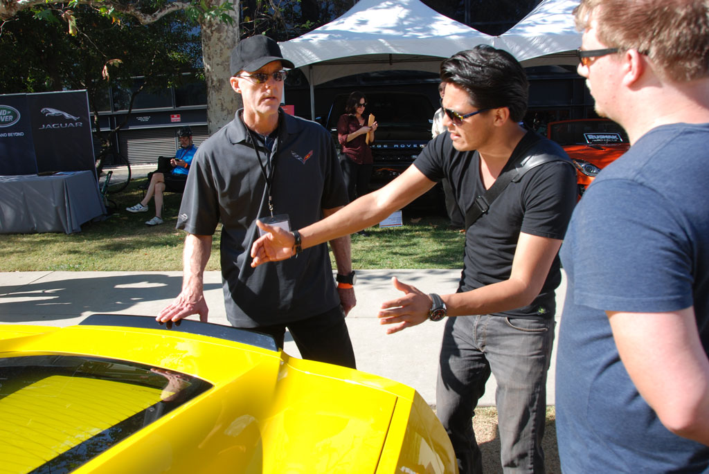 Corvette C7 Designer Tom Peters With Students
