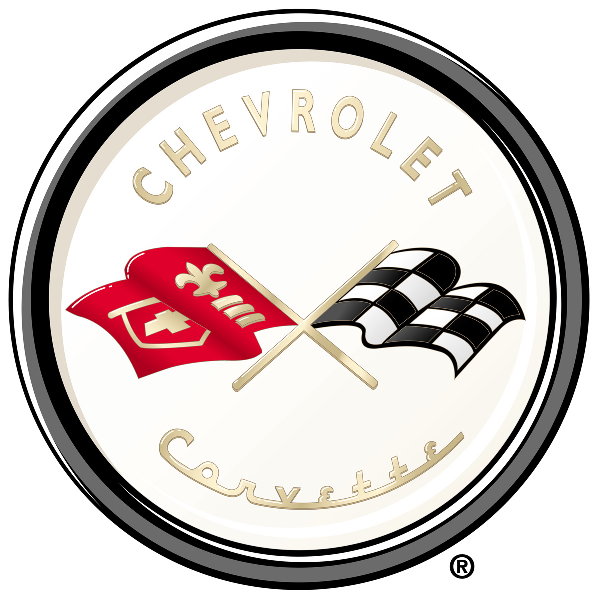 1953 EX-122 Corvette nose badge