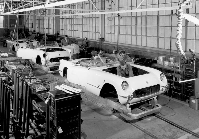 1953 Chevrolet Corvette Production