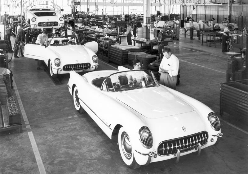 1953 Chevrolet Corvette Production
