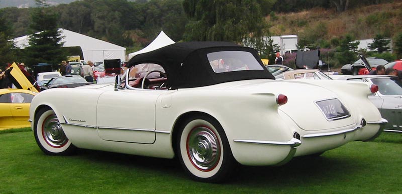 1953 Corvette Black Canvas Top