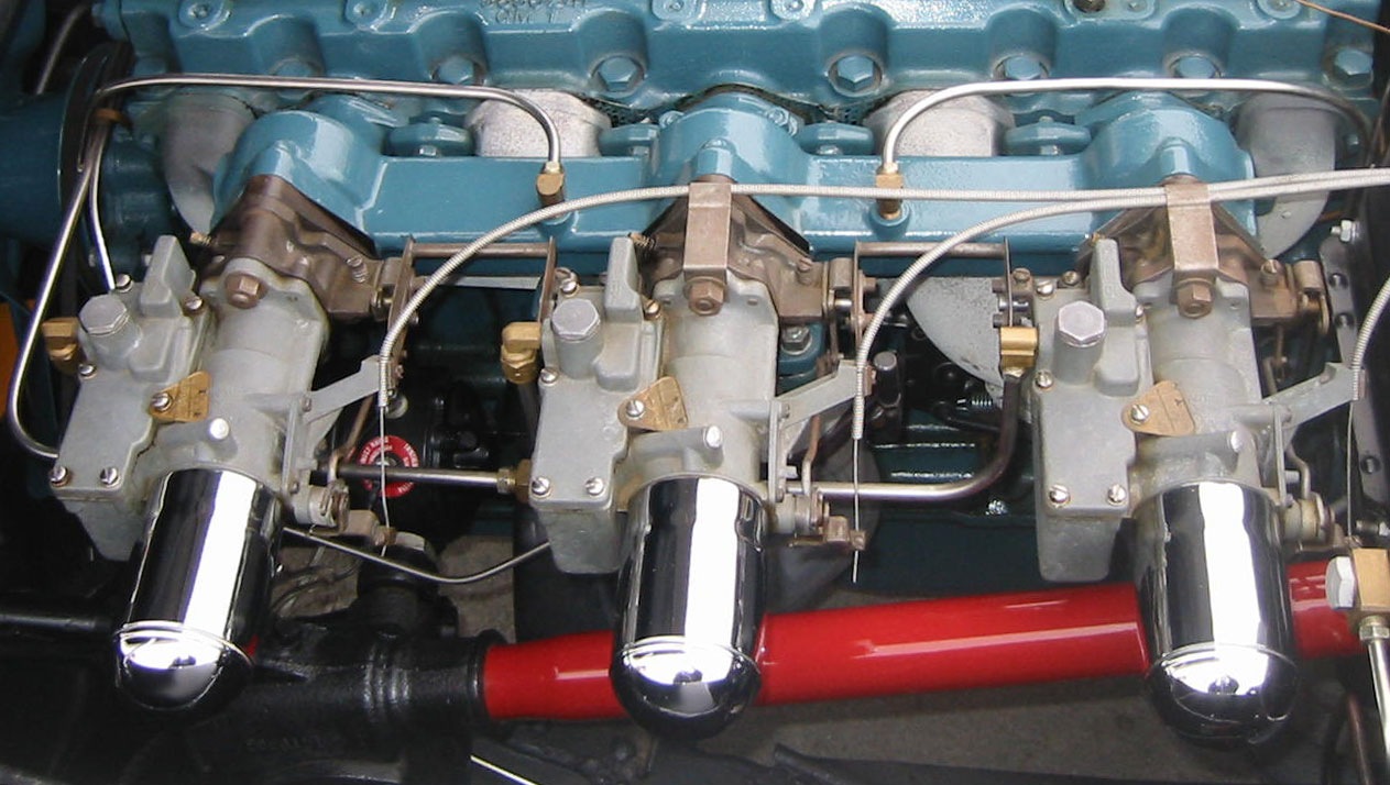1953 Corvette Blue Flame 6 Cylinder Engine