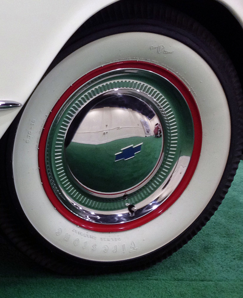 Early 1953 Corvette wheel