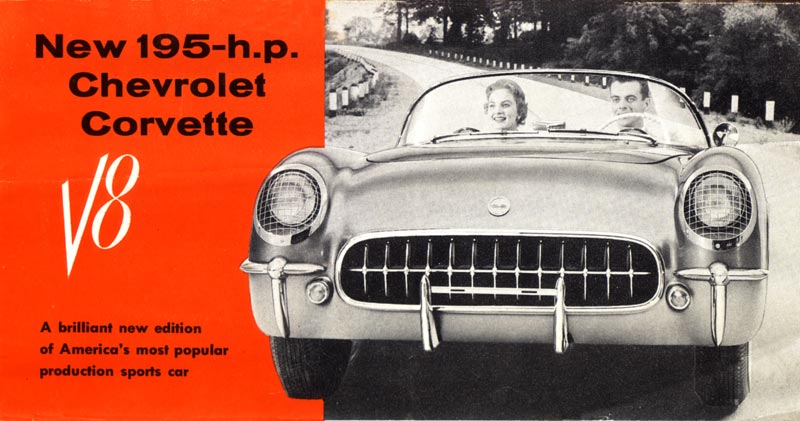 1955 Chevrolet Corvette Brochure Cover