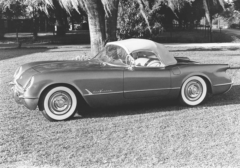 1955 Chevrolet Corvette Press Photo