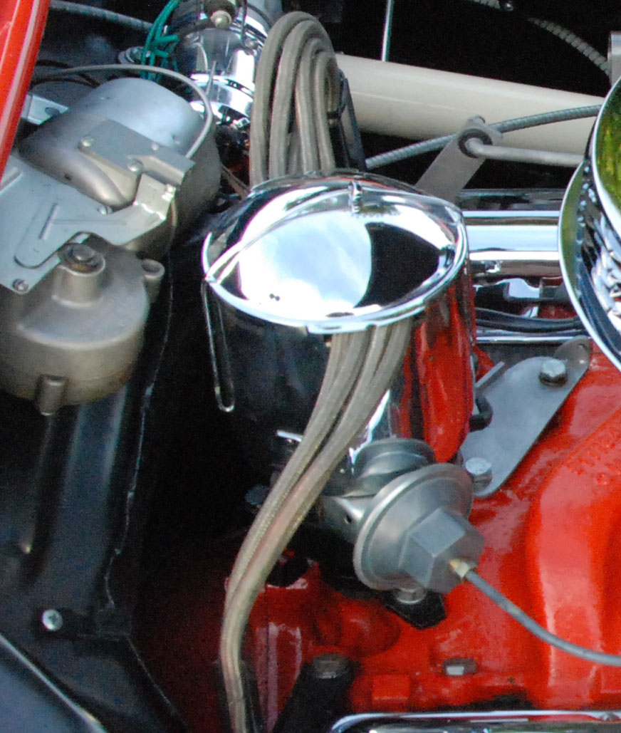 1955 Corvette ignition shielding