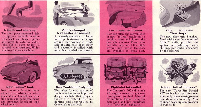 1956 Chevrolet Corvette Brochure