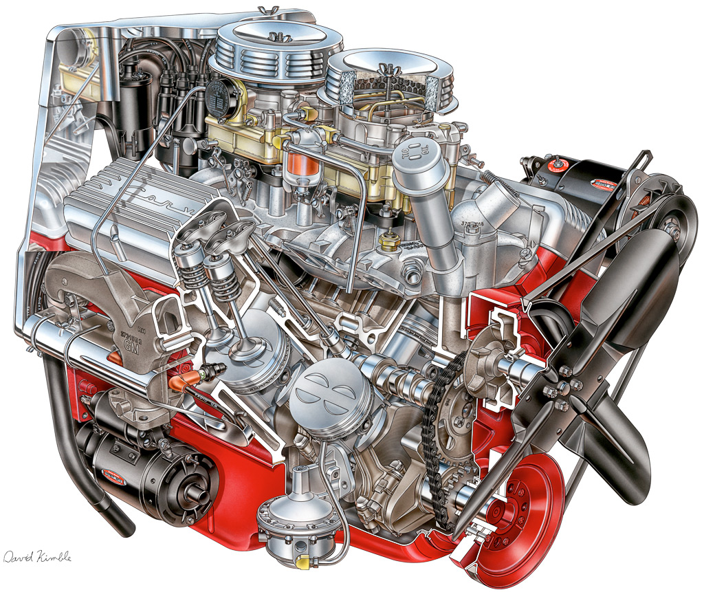 1956 Chevrolet Corvette engine, Option Code 469