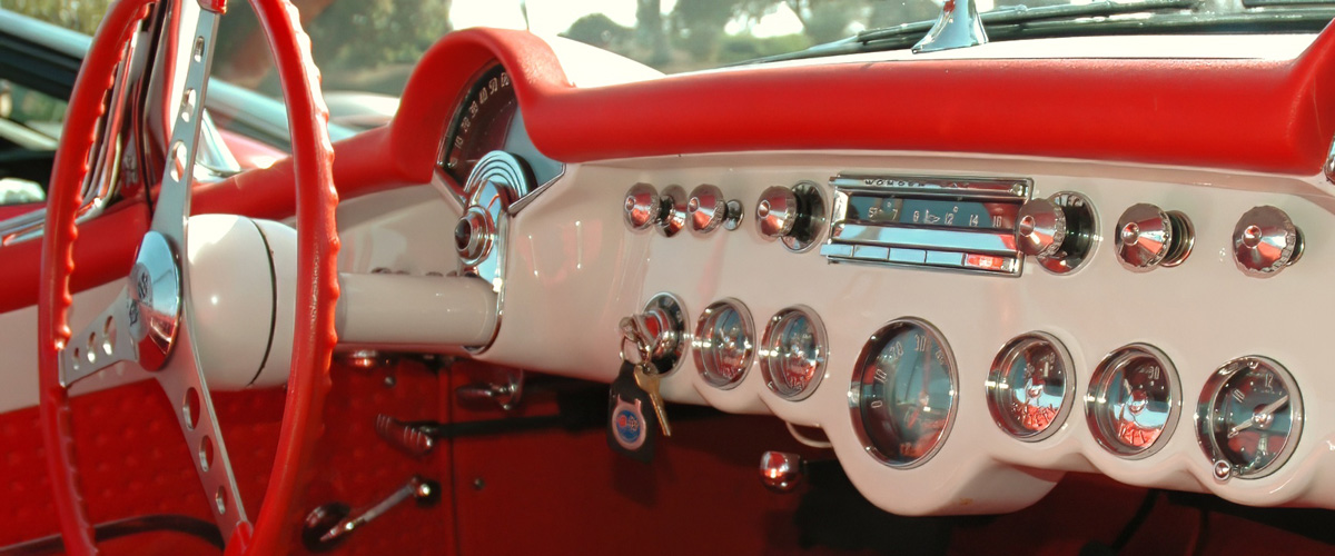 1957 Corvette Stock Dashboard