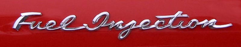 1957 Corvette Trunk Fuel Injection Emblem
