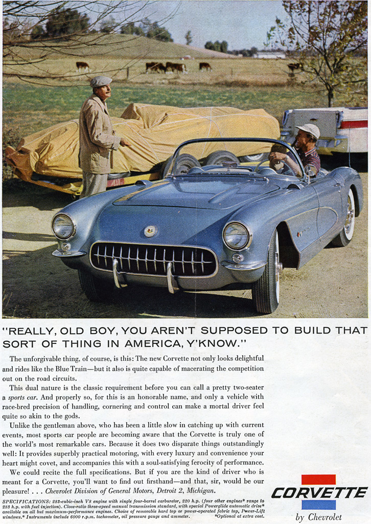 1957 Chevrolet Corvette Magazine Ad