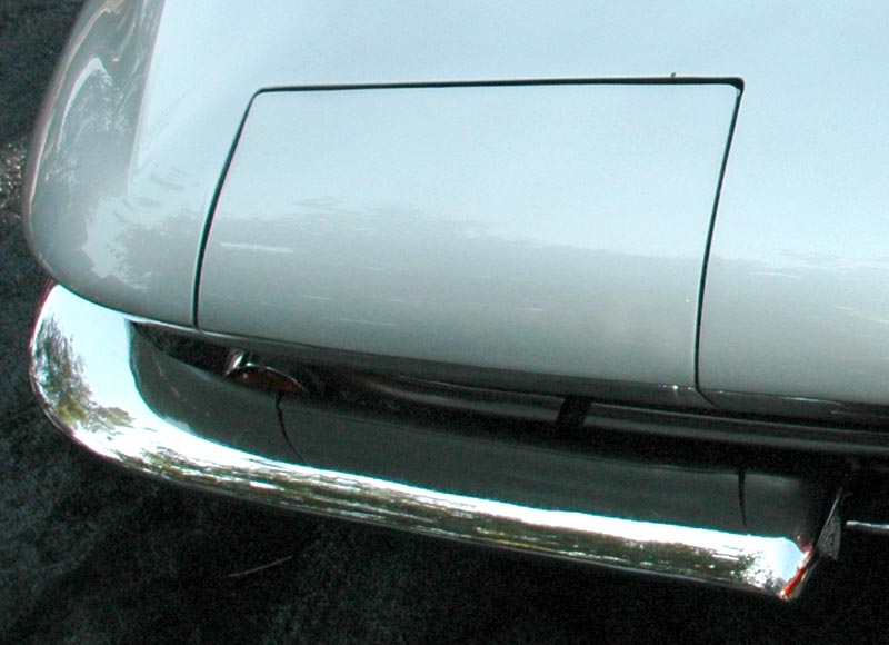 1963 Chevrolet Corvette headlight Closed
