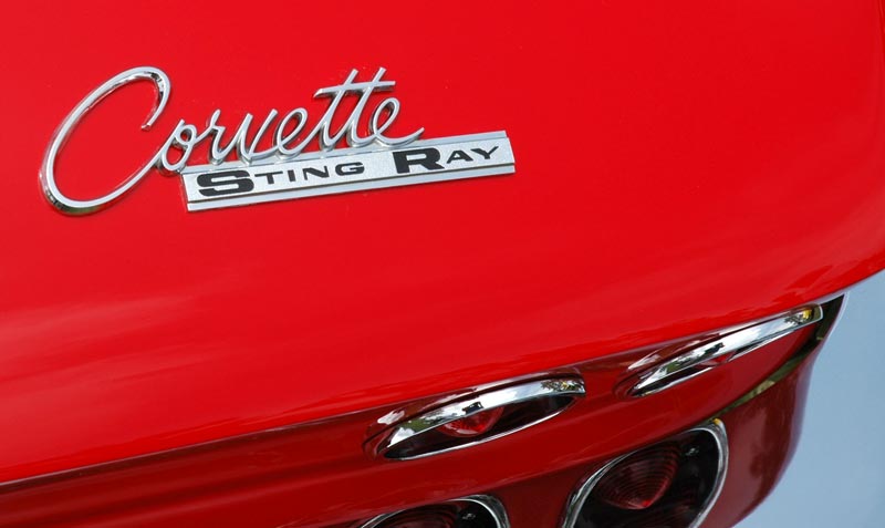 1963 Chevrolet Corvette Rear Sting Ray Emblem