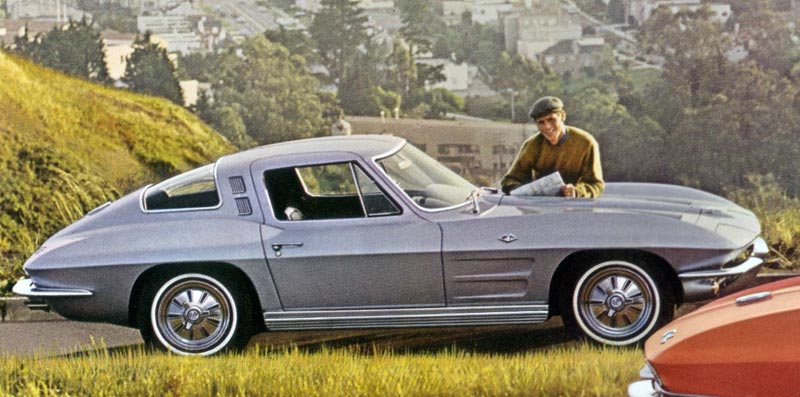 1964 Chevrolet Corvette Brochure Illustration