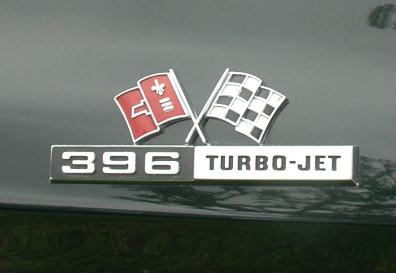 1965 Chevrolet Corvette 396 Engine Emblem