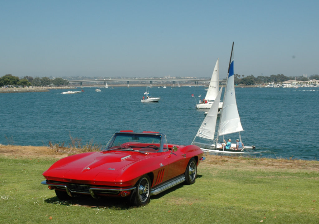 1966 Corvette C2 in Rally Red, San Diego CA