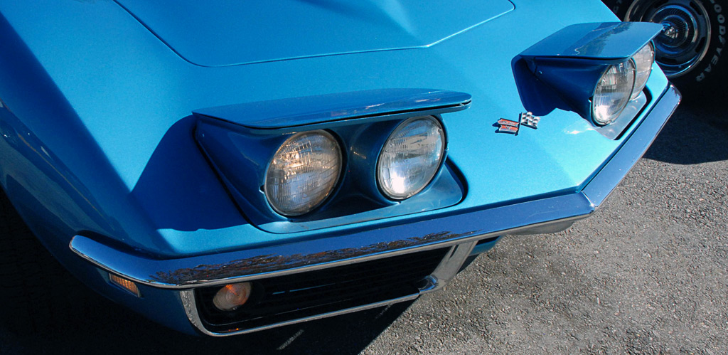 1968 Chevrolet Corvette Headlights, Up Position