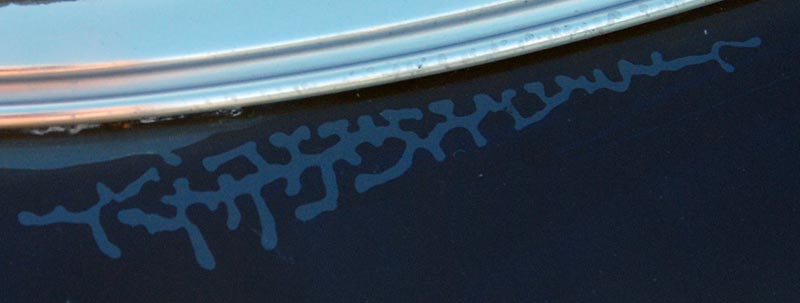 1968 Chevrolet Corvette windshield delamination
