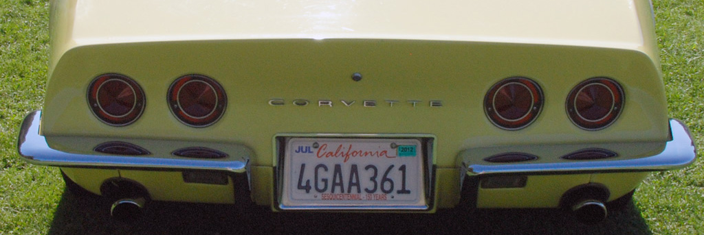 1968 Chevrolet Corvette Tail Lights