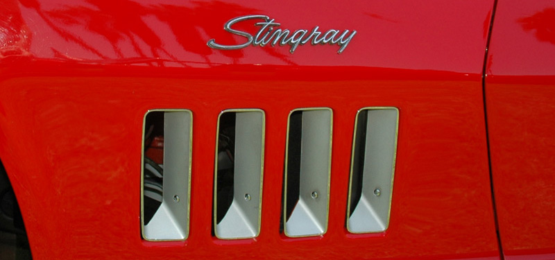 1969 Chevrolet Corvette Stingray Front Fender Script