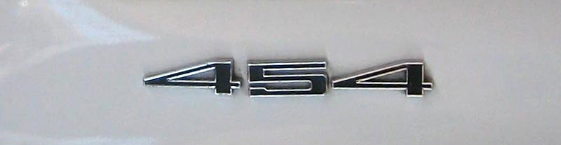 Chevrolet Corvette 454 hood signal