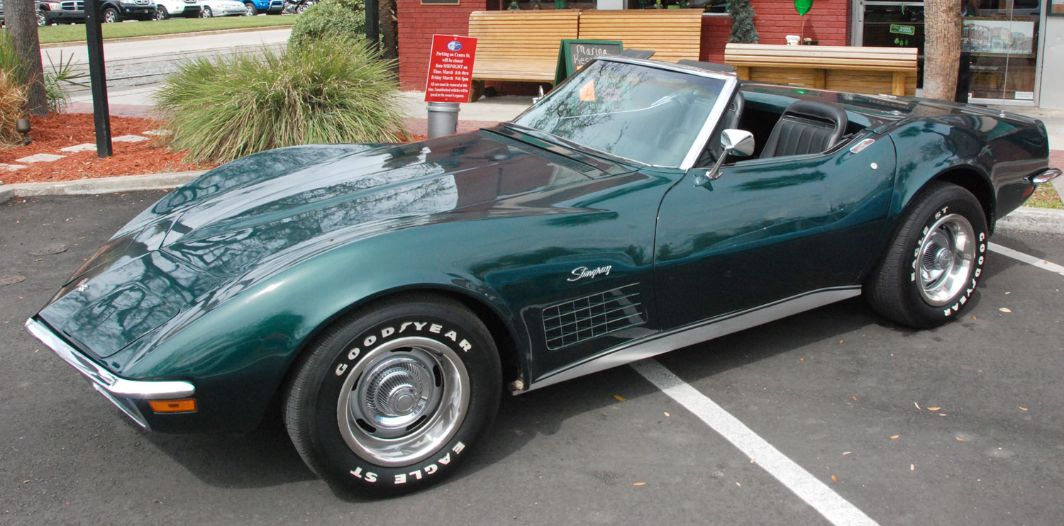 1971 Corvette in Brands Hatch Green