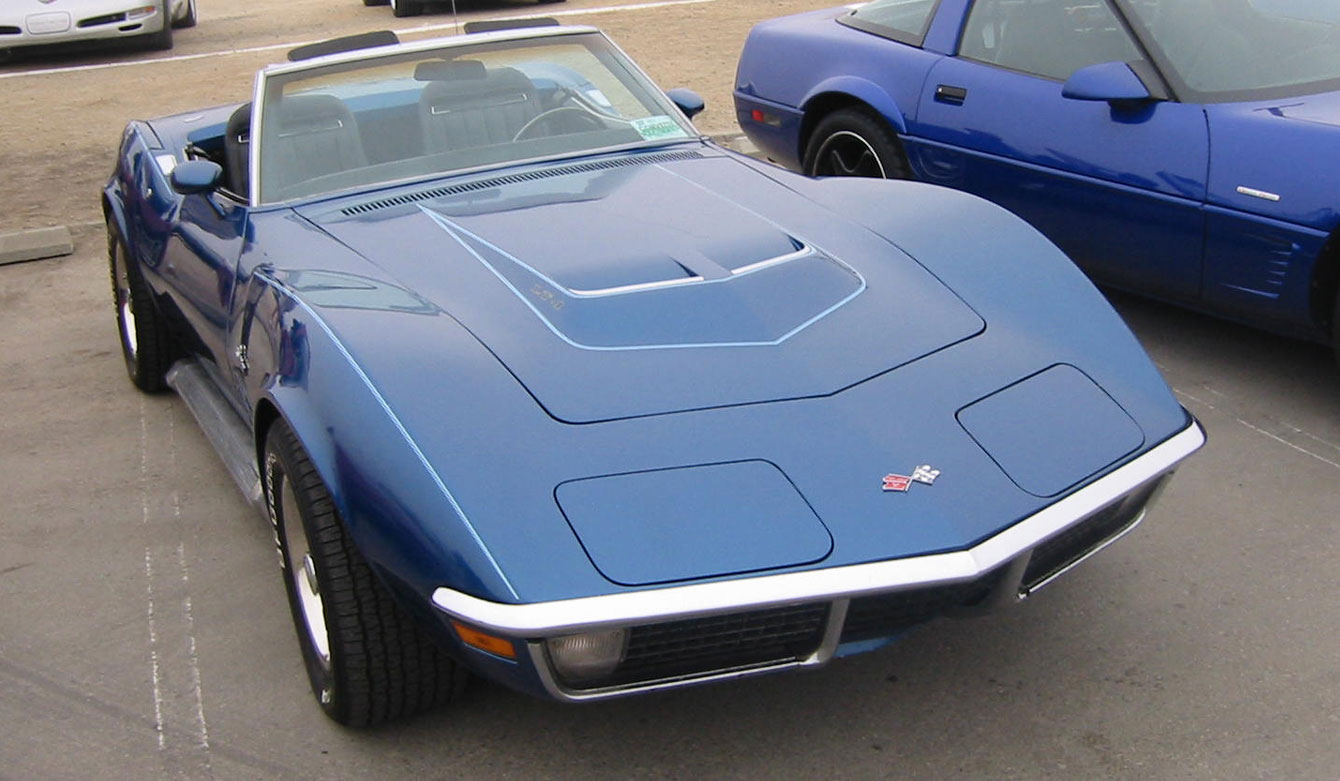 1971 Corvette in Bridgehampton Blue