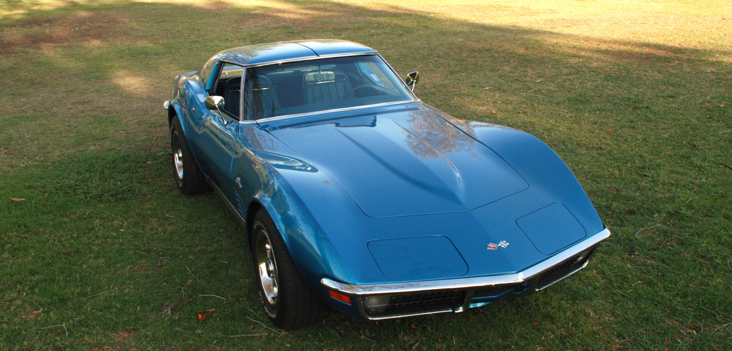1971 Corvette in Mulsanne Blue