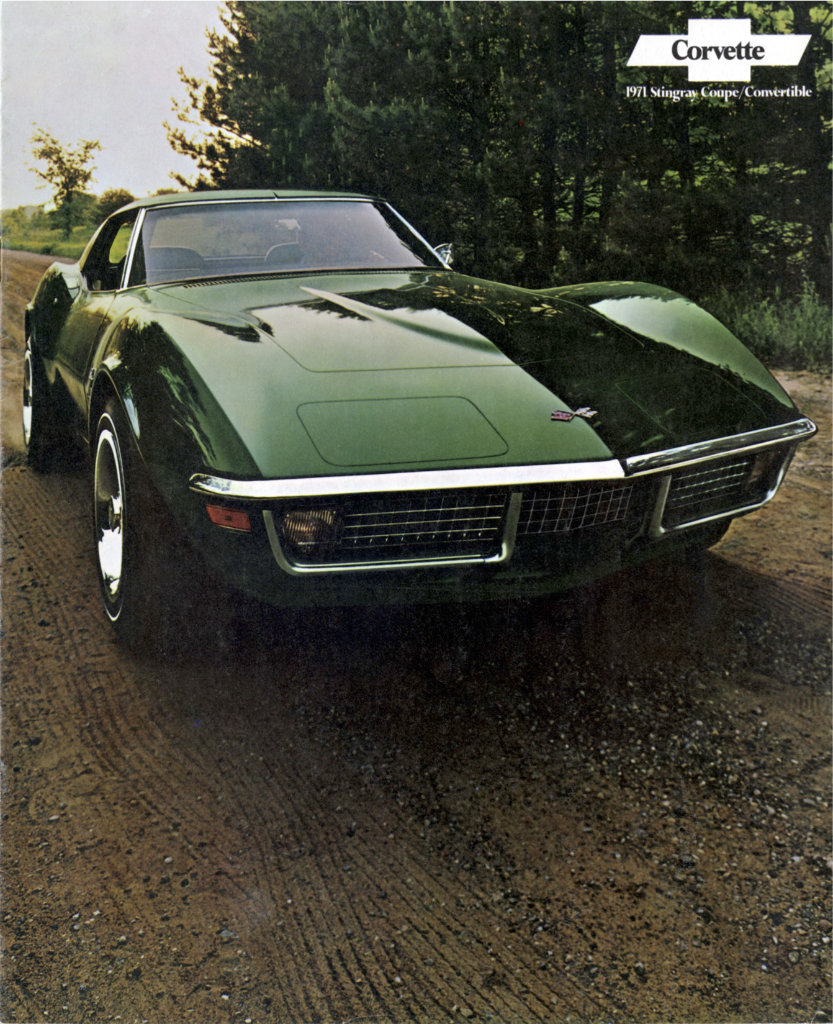 1971 Corvette Sales Brochure Cover