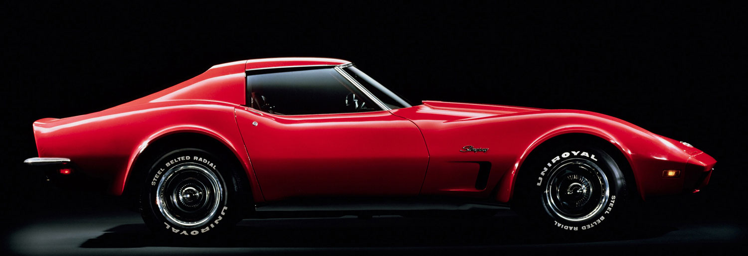1973 Corvette in Mille Miglia Red