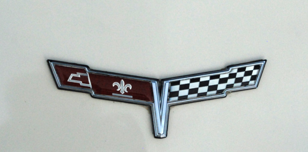 1980 Corvette Front Hood Emblem