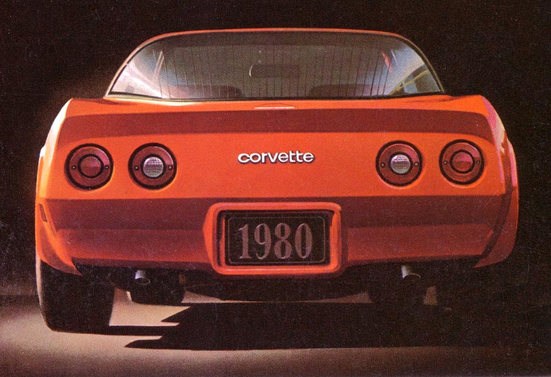 1980 Chevrolet Corvette Rear View