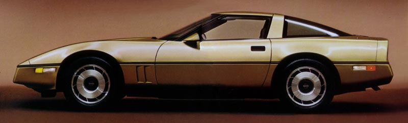 1984 Chevrolet Corvette C4 Side View