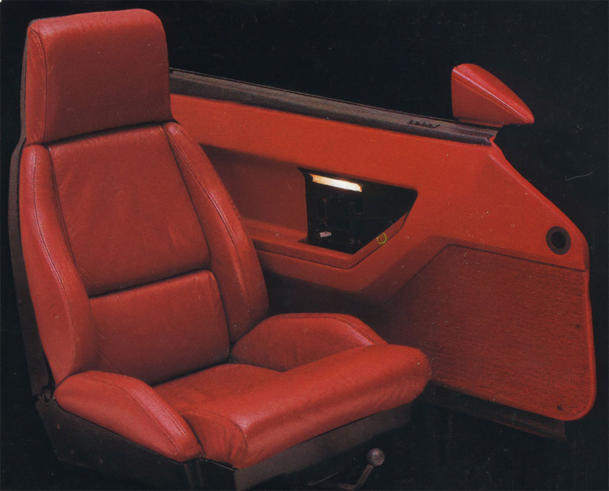 1984 Corvette Optional Leather Seat