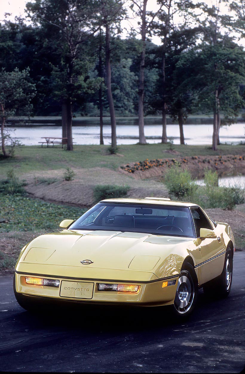 1986 Corvette Coupe in Yellow