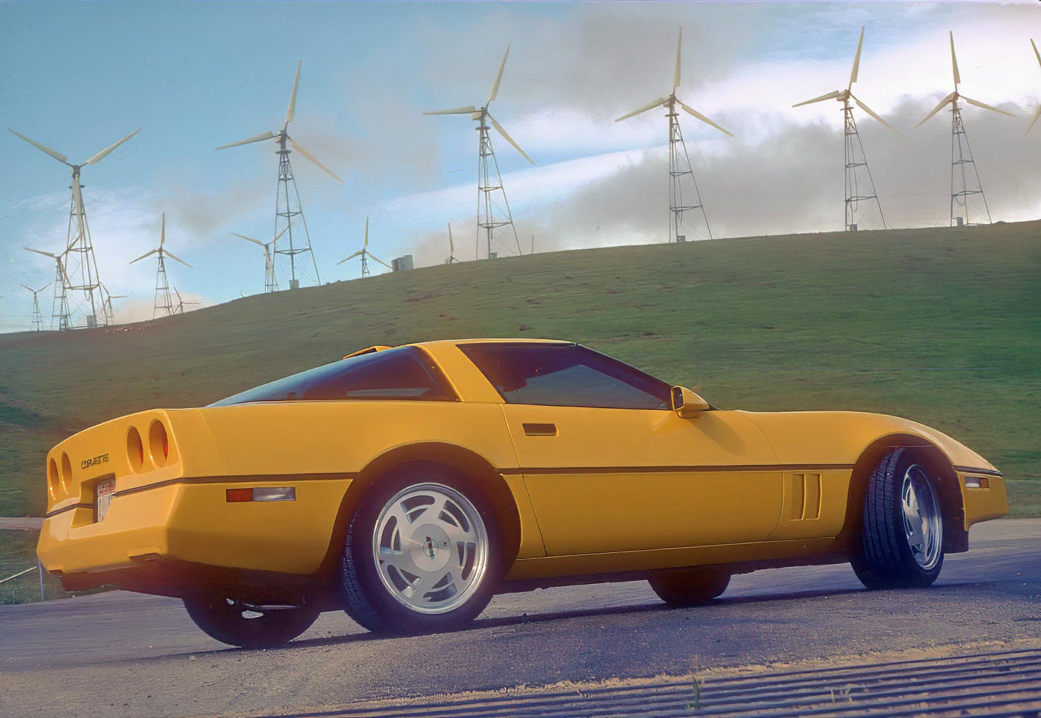 1987 Corvette Coupe in Yellow
