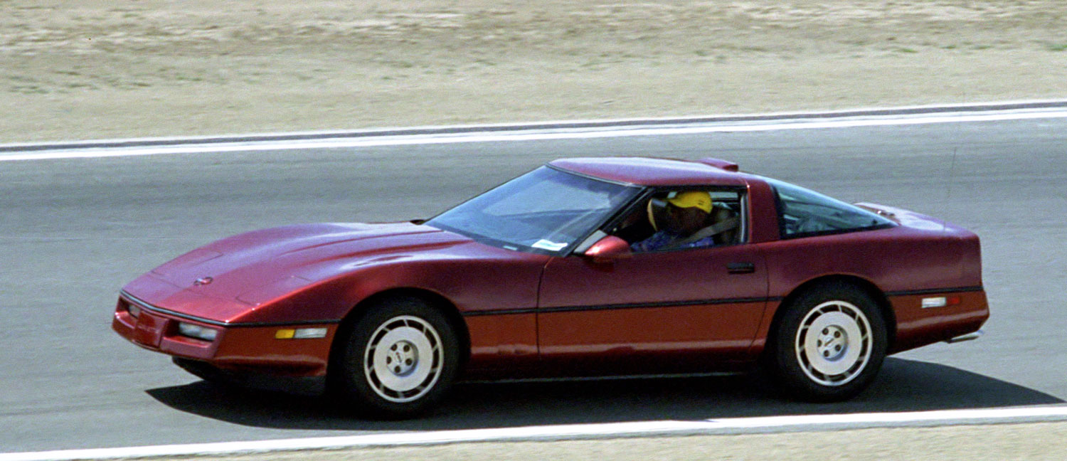 1987 Corvette Coupe in Dark Red Metallic