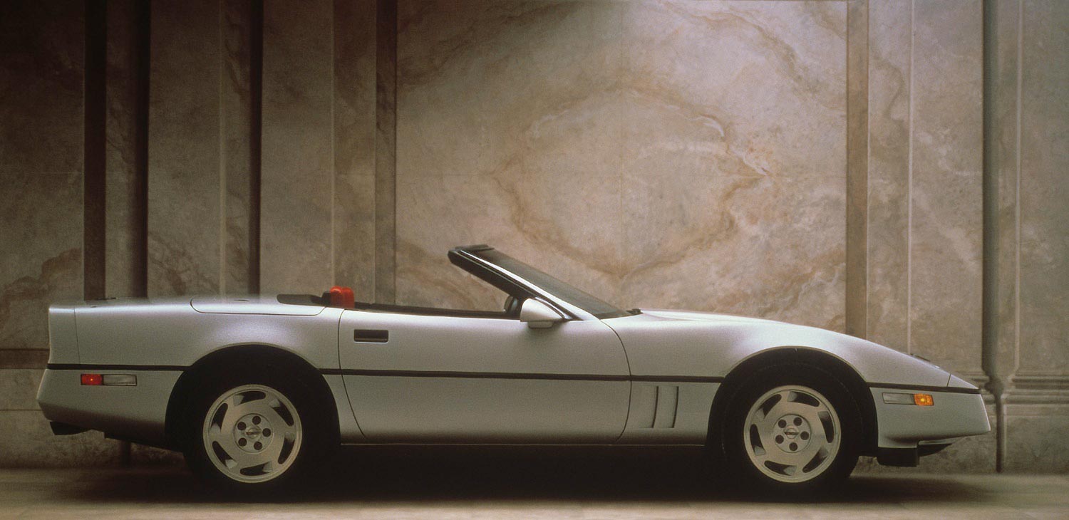 1988 Corvette Convertible Silver Metallic