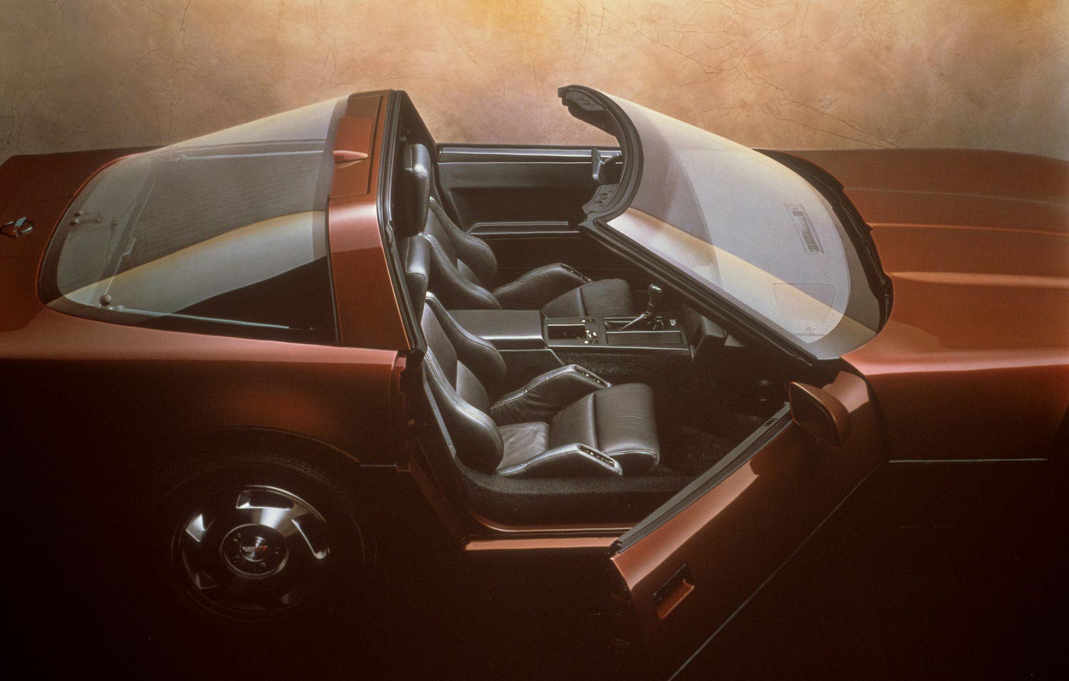 1988 Corvette Coupe Dark Red Metallic, Interior