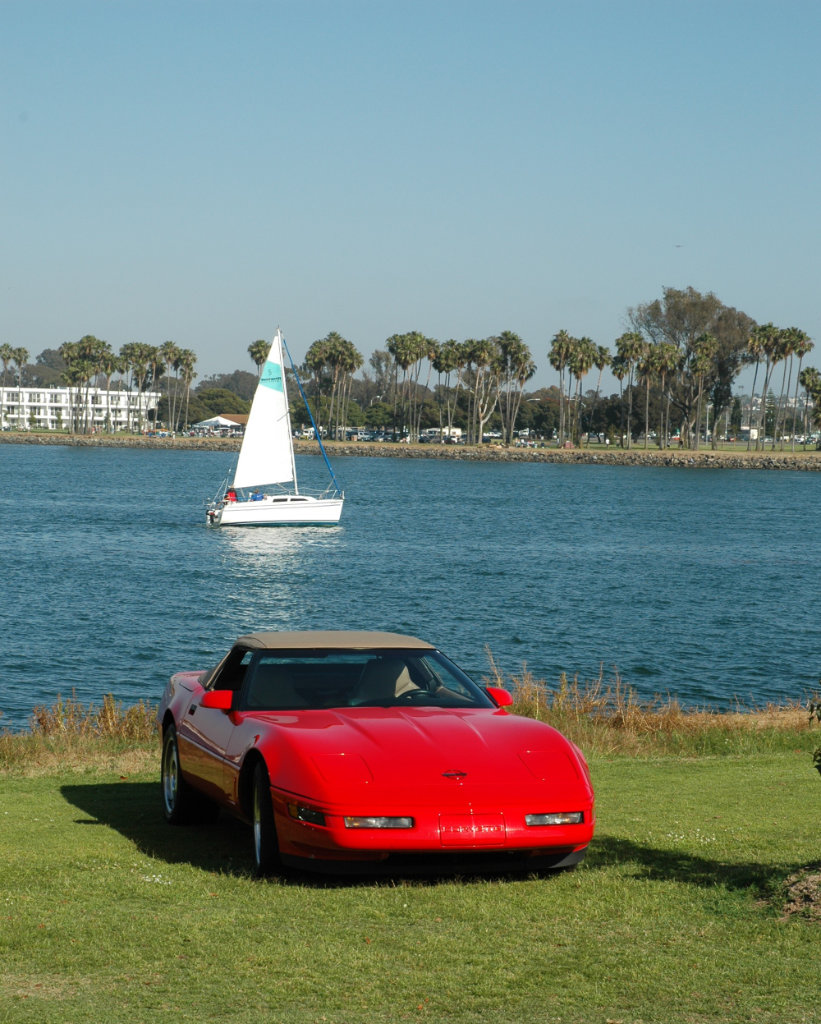 1991 Corvette Convertible Red