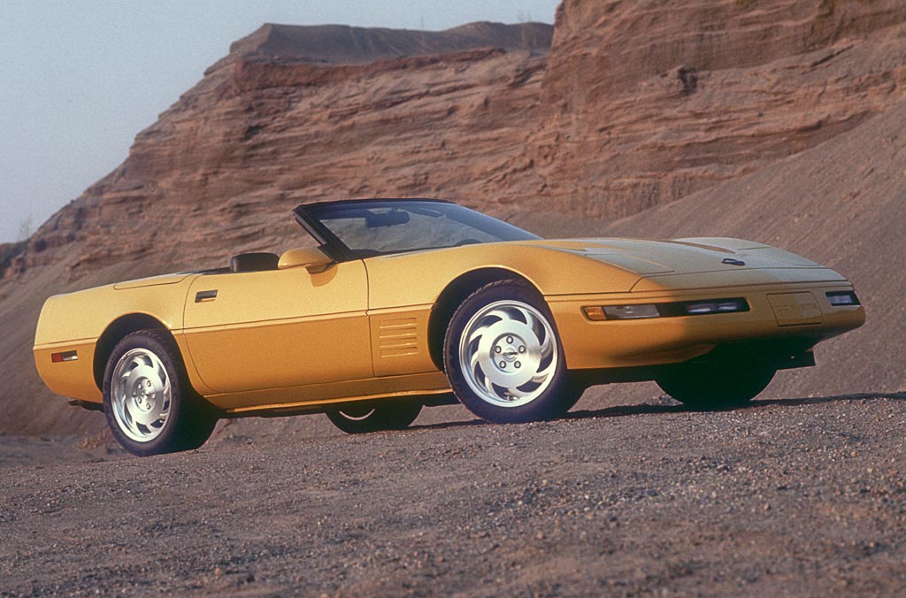 1993 Chevrolet Corvette Convertible, Color: Yellow