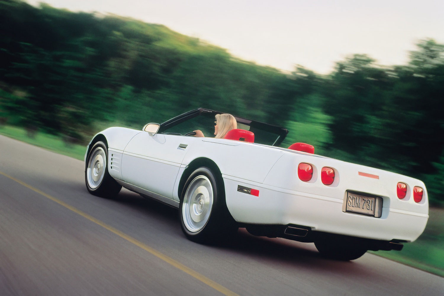 1994 Corvette C4 Convertible in Arctic White