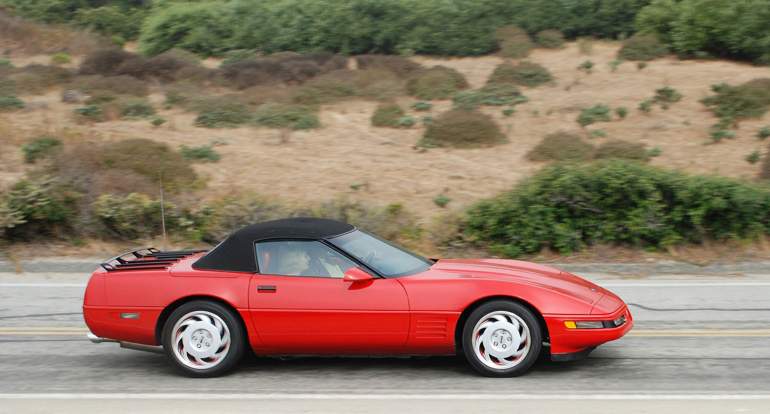 1994 Corvette C4 Convertible in Torch Red