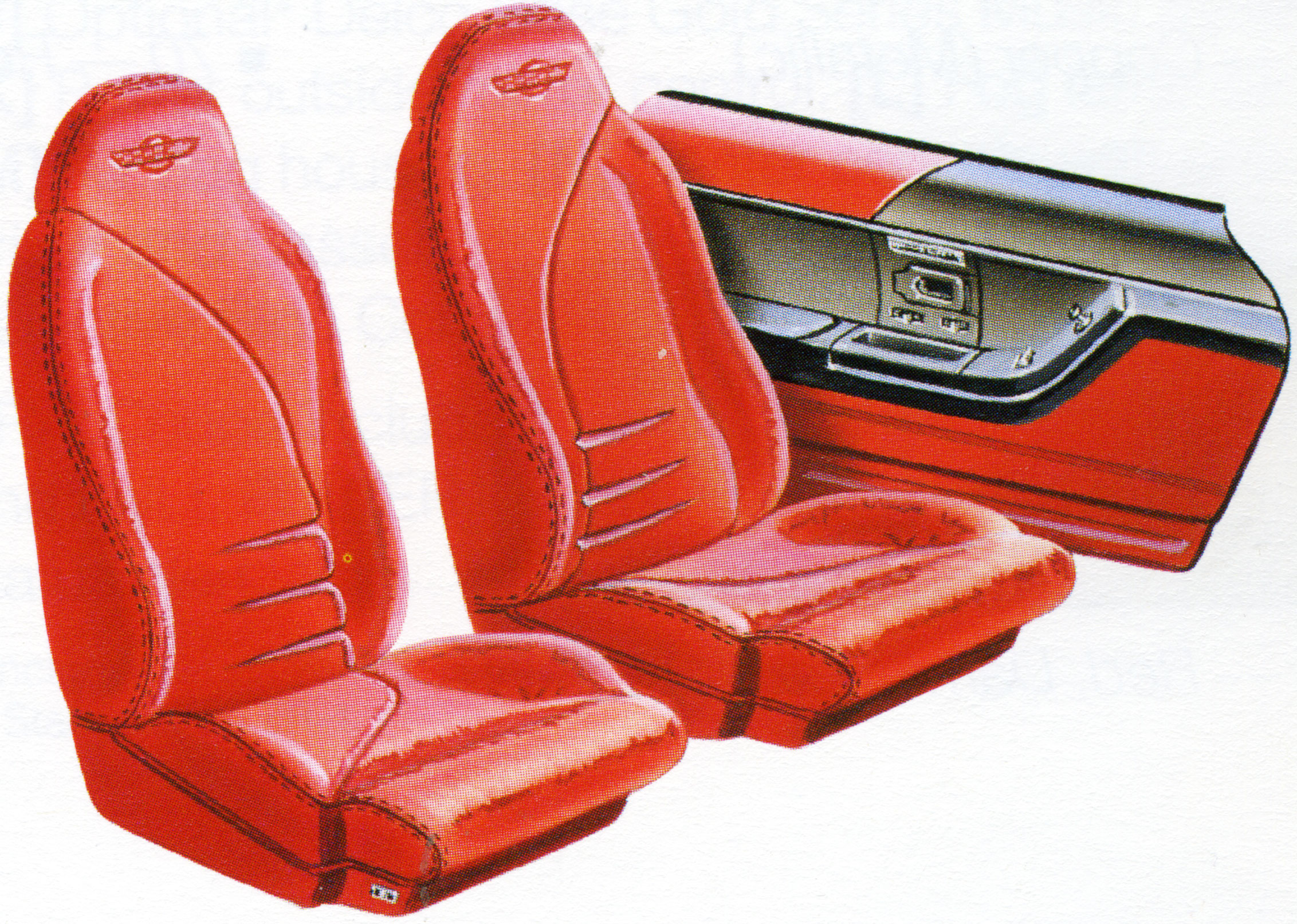 1994 Corvette Optional Leather Sport Seat