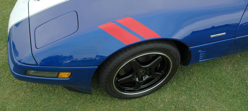 1996 Chevrolet Corvette Grand Sport Front Left Fender Hash Marks