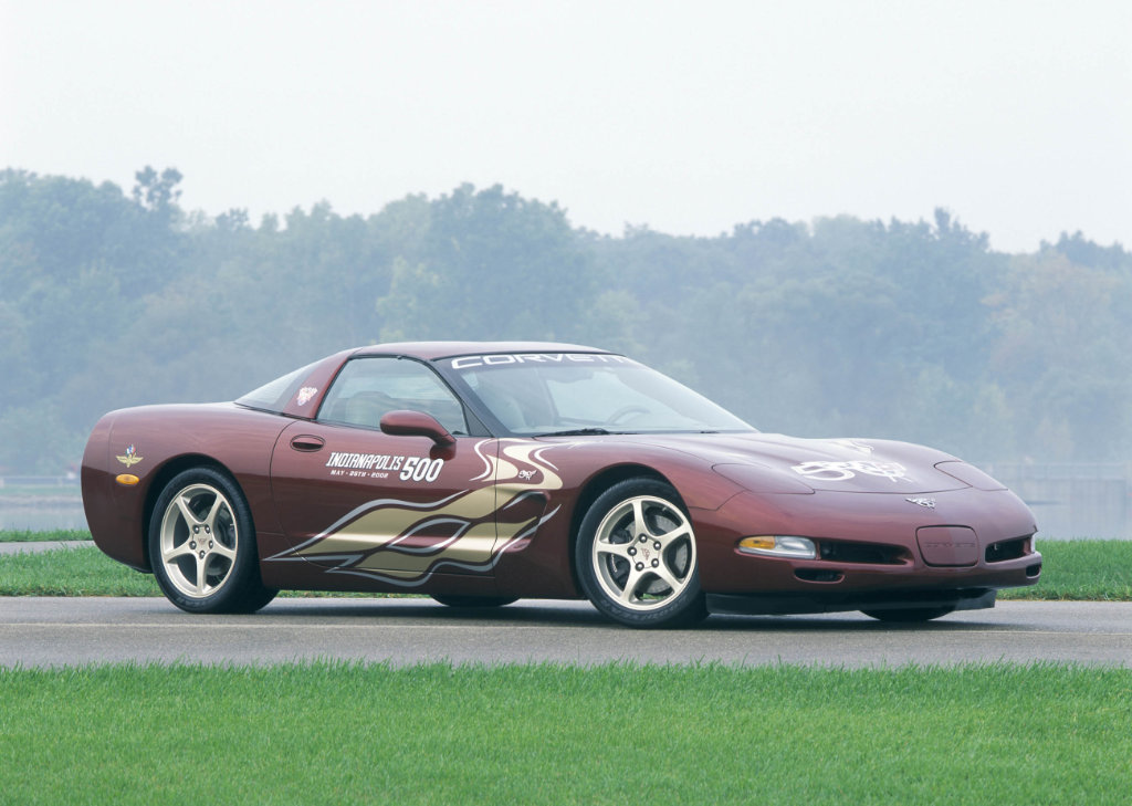 2002 Chevrolet Corvette Coupe Indianapolis 500 Pace Car Decal Graphics