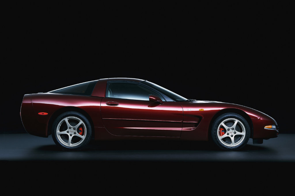 2002 Corvette Coupe in Magnetic Red
